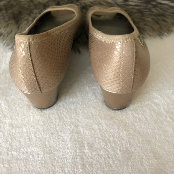 Anne Klein Sport Open Toe Wedge Shoes US SZ 9M - Picture 5 of 5